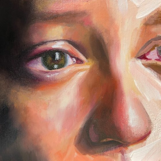 Sensual Portrait Paintings by the Calgary-Based Artist Mandie Keay