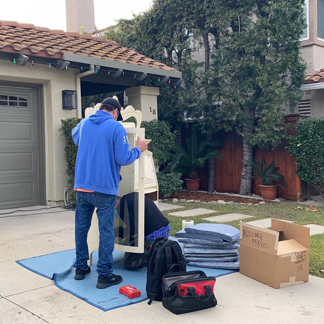 On-Site Packing & Crating of Antique Furniture