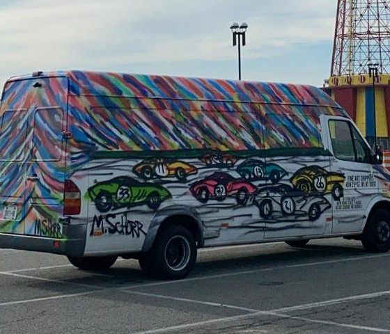 Art on Wheels by Mitchell Schorr & Fine Art Shippers