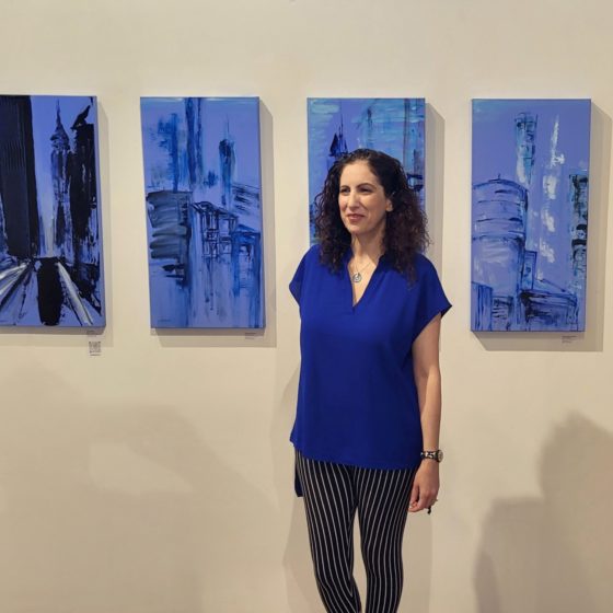 Vian Borchert’s Unique Cityscape Paintings Are on View at El Barrio’s Artspace PS109