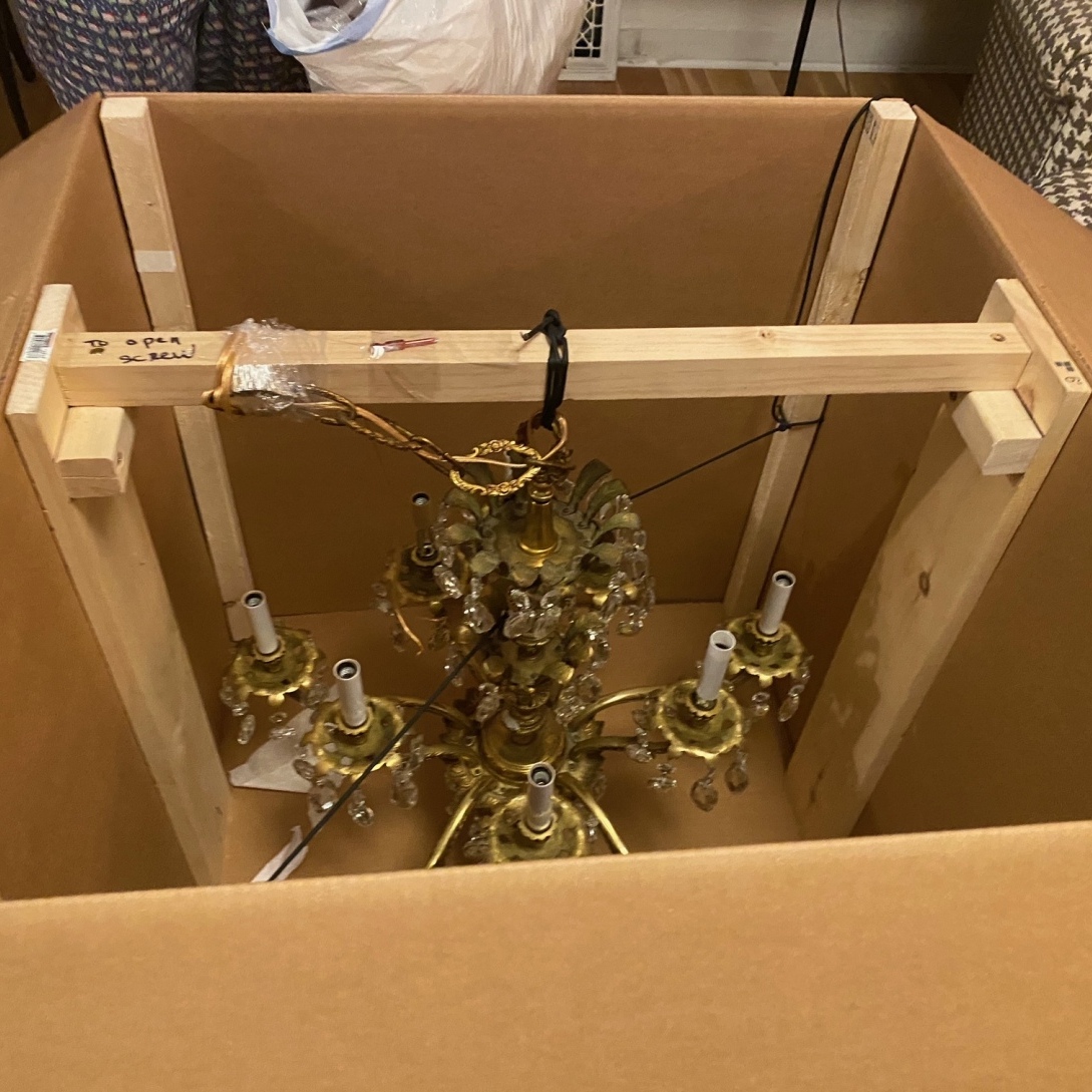 How to Ship a Chandelier from New York to New Mexico?