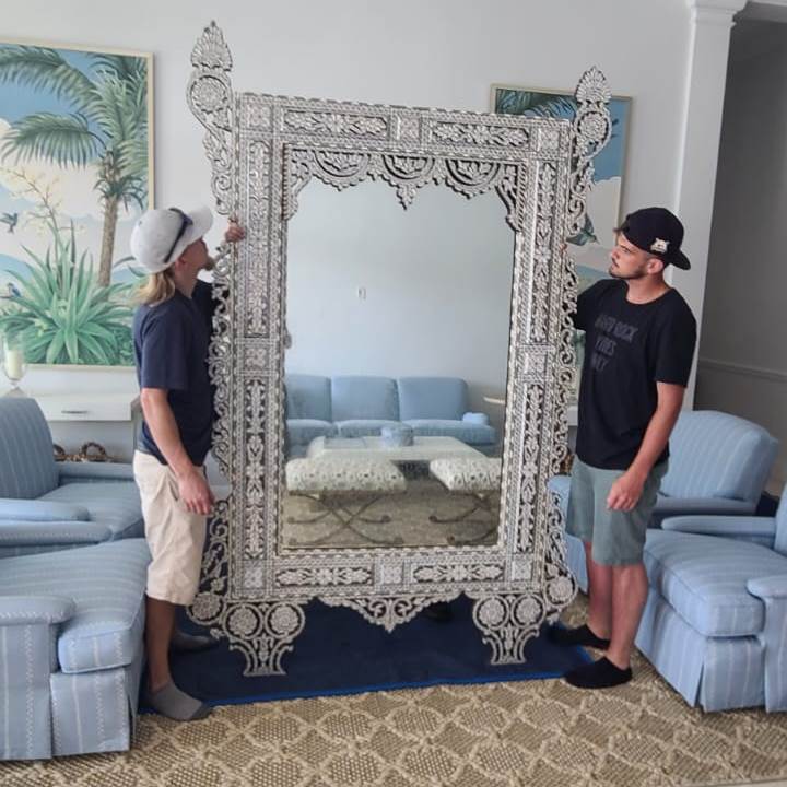 Shipping a Delicate Moroccan Mirror to Vero Beach