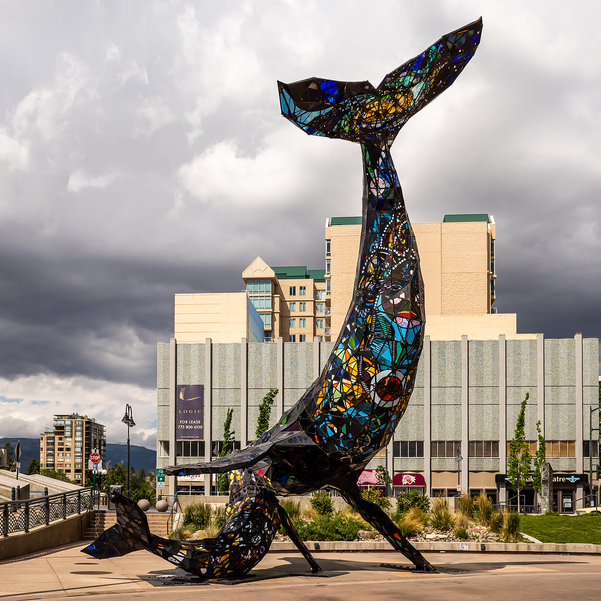 The Space Whale – Glass Art Installation Breaking Gravity