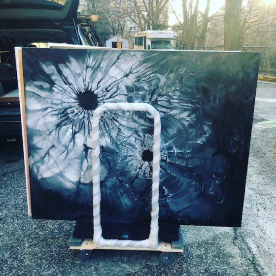 Transporting Artwork to the Andrew Freedman Home