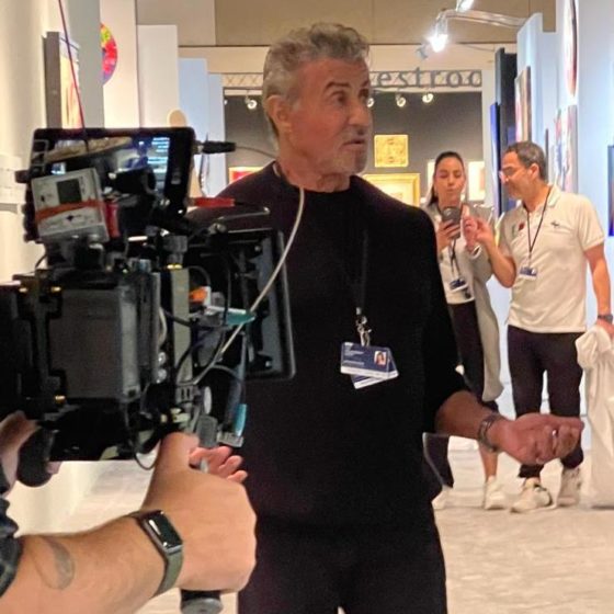 Sylvester Stallone Art at The Palm Beach Show 2022