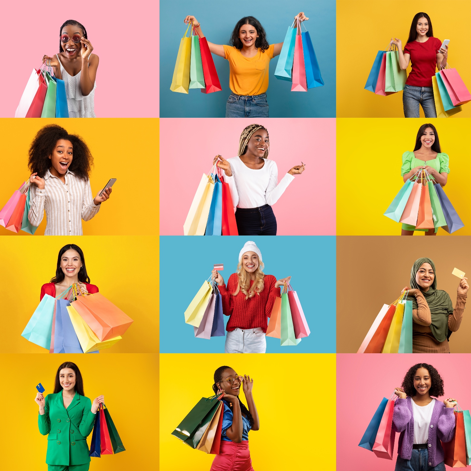 The Art of Packaging Everyday Goods with Colorful Tote Bags