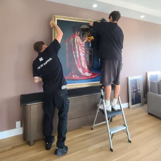 Professional Services of Art Handling and Installation in NYC