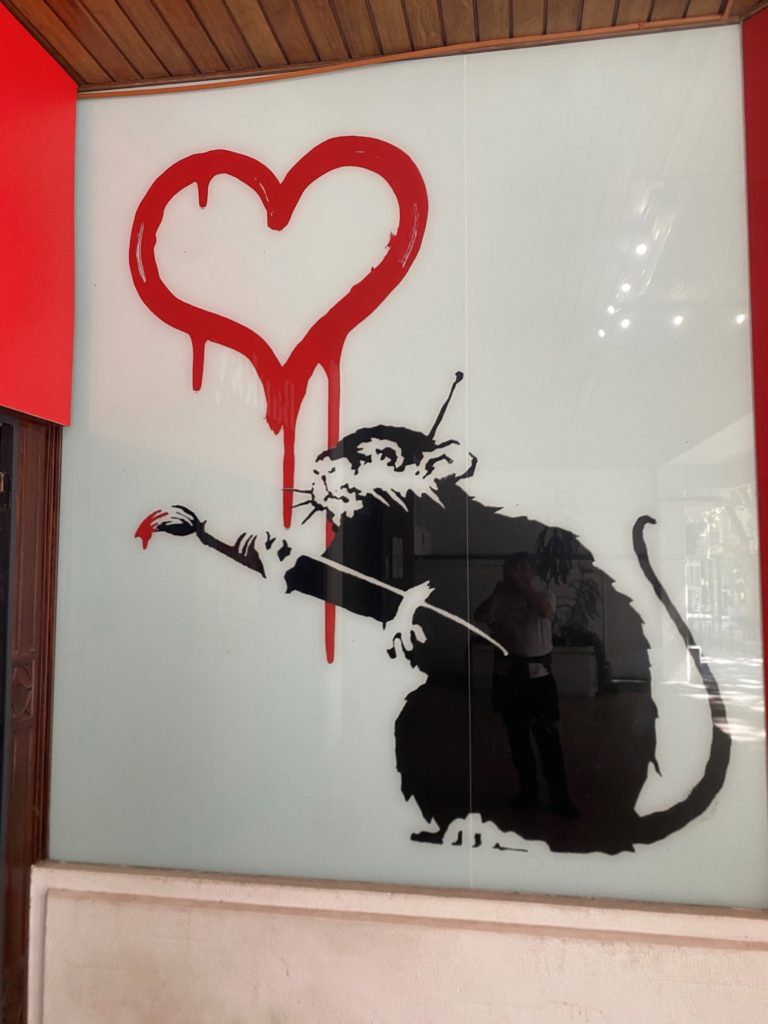 Fine Art Shippers Visited the Banksy Museum in Lisbon, Portugal 
