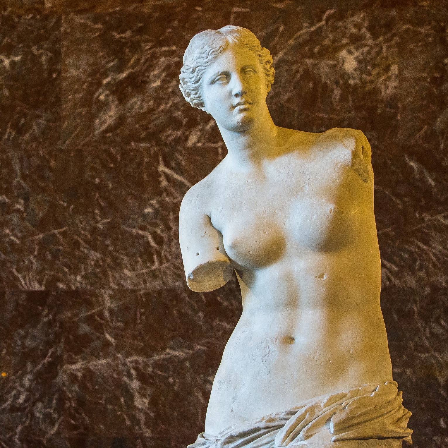 Installation of an Art Sculpture: Marble Sculptures