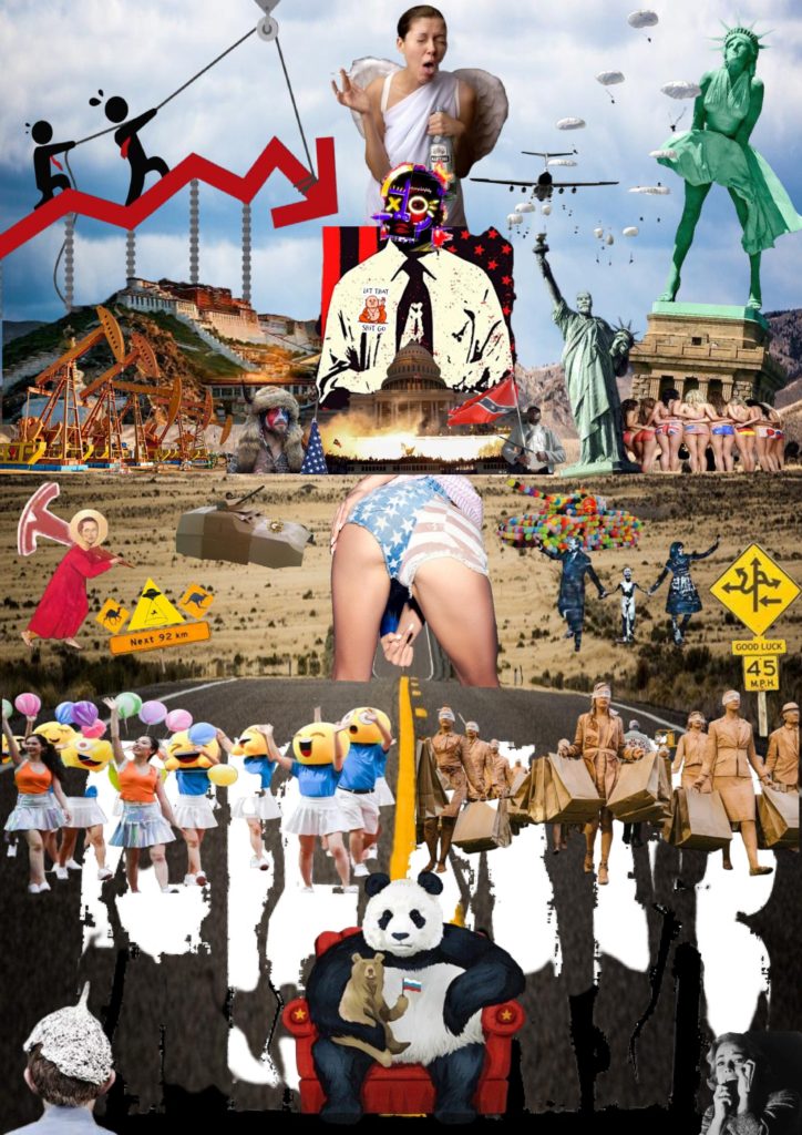 The Blend of Graphic Design and Collage in the Art of Matthew Morpheus