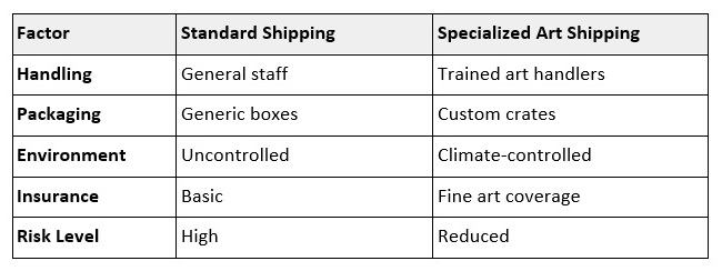 The Hidden Risks of Shipping Artwork Without Specialists