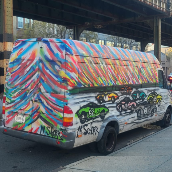 Da Race on Wheels: From a Red Cross Vehicle to an Art Van