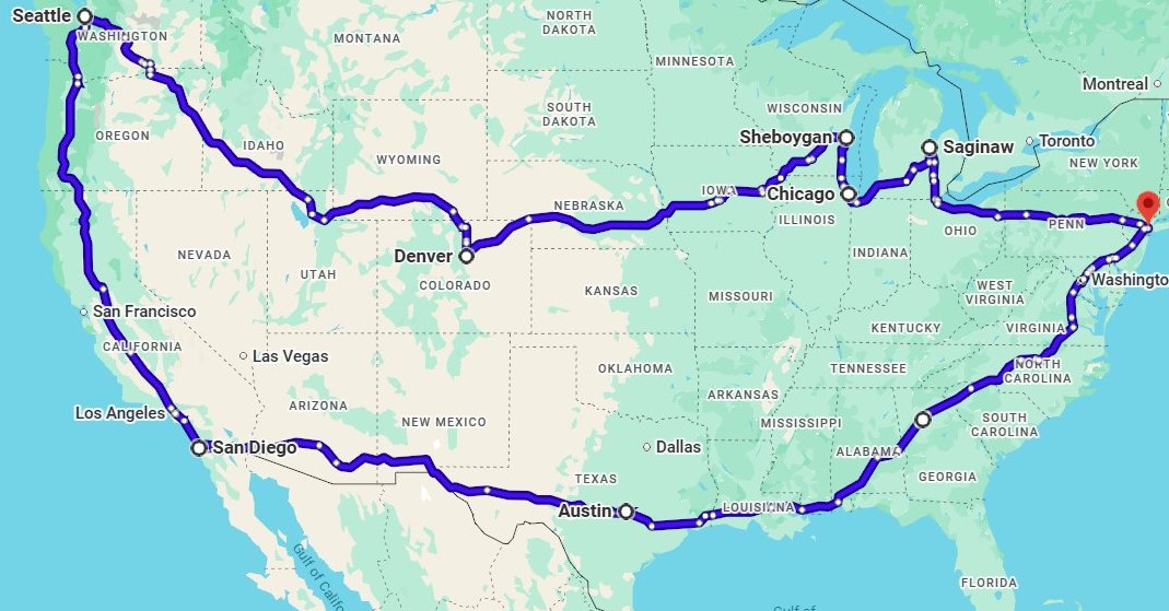 Cross-country shuttle Cross-country shuttle