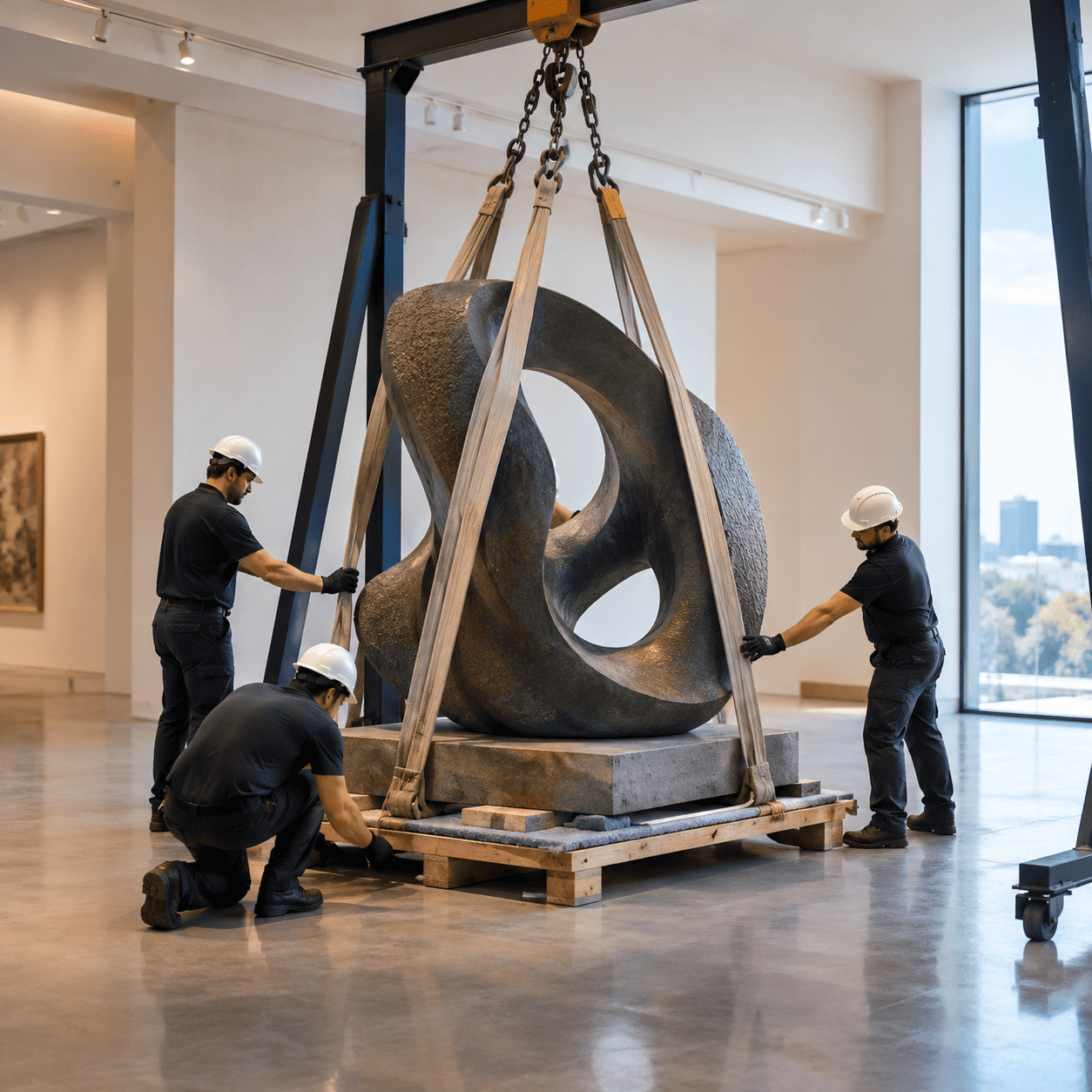 Installing Heavy Sculptures Indoors: A Professional Guide
